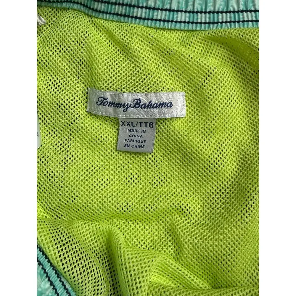 Tommy Bahama Men's Navy Blue Cocktail Print Swim Trunks Shorts Plus Size XXL